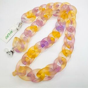 Aerie Pink and Yellow Chain Sunglass Holder